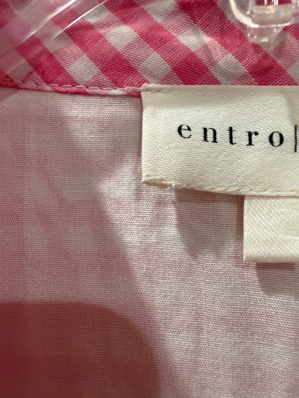 entro Pink Gingham Dress - Picture 2 of 11